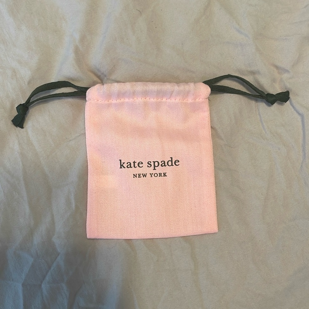 Kate Spade Jewelry Bag Pink and Green